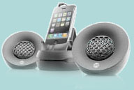 iPod and speakers